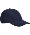 BB825 B825 Beechfield EarthAware® Classic Organic Cotton 5 Panel Cap French Navy colour image